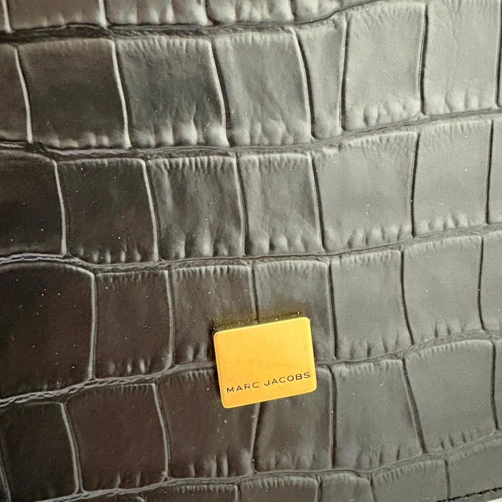 Marc Jacobs Plaza Shoulder Bag leather with croc print medium - Picture 8 of 10